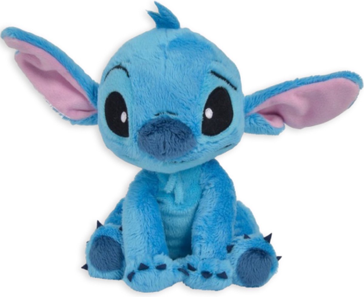 Stitch - Lilo & Stitch Disney Pluche Knuffel 20 cm {Disney Plush Toy | Speelgoed knuffeldier knuffelpop voor kinderen jongens meisjes | Knuffels Lilo en Stitch, Angel, Leroy, Stitch}